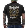 Het Is Een Zimmermann Ding Je Zou Het Niet Begrijpen Zimmermann Naam T-Shirt mit Rückendruck
