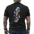 Hokusai Japonais En Fleurs De Cerisier Dans Le Style Rétro Des Années 90 T-shirt imprimé au dos