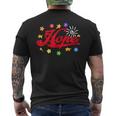 The Hope Personalized Name Flowers On Stage Stars Men's T-shirt Back Print