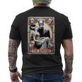 Horror The Lovers Tarot Card Frankenstein And Bride Men's T-shirt Back Print