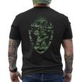 Hubert Hubertus Patron De Saint Des Chasseurs De Cerf Camo Homme T-shirt imprimé au dos