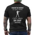 Humour Biathlon Sport D'hiver Cadeau Blague Skieur Montagne T-shirt imprimé au dos