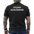 Ich Bin Auslän T-Shirt mit Rückendruck