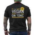 Ich Binegan Ich Trinke Gin Tonic X Lecker Gin T-Shirt mit Rückendruck