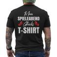 Ich Spieleleabend Glücks T-Shirt mit Rückendruck