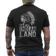 Indien Pride It's All Indian Land Coiffe Indienne T-shirt imprimé au dos
