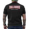 Inglewood Born And Bred Californiaille Natale Californie État D'origine T-shirt imprimé au dos