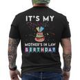 It's My Mother's In Law Birthday Family Matching Confetti Men's T-shirt Back Print