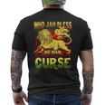 Who Jah Bless No Man Curse Reggae Lover Rasta T-Shirt mit Rückendruck