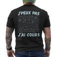 Je Peux Pas J'ai Cours Professeur Mathématiques Equations T-shirt imprimé au dos