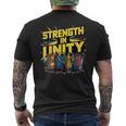 Juneteenth 1865 A Legacy Of Strength In Unity And Freedom Men's Back Print T-Shirt
