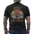 Just A Bit Outside Baseball Vintage Men's T-shirt Back Print