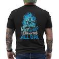 Keep Trying Hockey Sobre Hielo Portero Camiseta Hombre Estampado Espalda