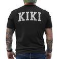 Kiki Classic Bold Font Kiki Birthday Men's T-shirt Back Print