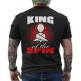 King Of The Spin Edm Dj Music Lover Camiseta Hombre Estampado Espalda