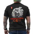 Kokoro Kubari Cherry Blossom Kitten Samurai Para Amantes Del Anime Camiseta Hombre Estampado Espalda