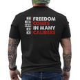 La Libertadiene En Muchos Calibres Propietario De Armas Amante De Las Armas Camiseta Hombre Estampado Espalda