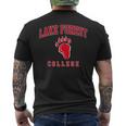 Lake Forest College Athletics Arch Retro Vintage Men's T-shirt Back Print