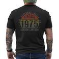 Las Leyendas Nacen Enintage 1975 50 Cumpleaños Camiseta Hombre Estampado Espalda