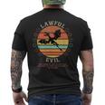 Lawful Evil Vintage D20 Dragon RPG Player Gamer Men's Back Print T-Shirt