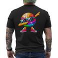 Led 70S Disco Ball Dabbing Sunglasses Nightclub Dance Party T-Shirt mit Rückendruck