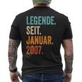 Legend Since January 2007 17 Years T-Shirt mit Rückendruck