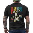 Legendary Since 9Th January 1985 Birthday 911985 T-Shirt mit Rückendruck