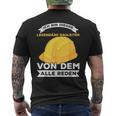 Legendary Construction Manager Builder Construction Site Saying T-Shirt mit Rückendruck