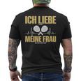 Liebe Es Wenn Meine Frauch Mich Padel Spielen Lässt T-Shirt mit Rückendruck