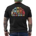 Long Beachintage California Beach Rétro Coucher De Soleil T-shirt imprimé au dos