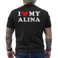 I Love My Alina I Love My Alina T-Shirt mit Rückendruck