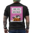 Love Cats Hate S Against Right Lives Matter T-Shirt mit Rückendruck