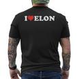 I Love Elon T-Shirt mit Rückendruck