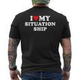 I Love My Situationship T-Shirt mit Rückendruck