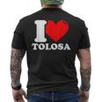 I Love Tolosa Camiseta Hombre Estampado Espalda