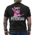 Lustiges Kostüm Apres Skifahren Snowboarden Wild Pisten-Sau T-Shirt mit Rückendruck