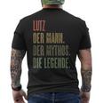 Lutz El Hombre Del Mito La Leyenda Nombre Gracioso Camiseta Hombre Estampado Espalda