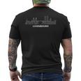 Luxemburg Skyline Luxemburg T-Shirt mit Rückendruck