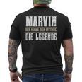 Marvin First Name Name Marvin T-Shirt mit Rückendruck