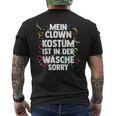 Mein Clown Kostüm Ist In Der Wäsche Carnival T-Shirt mit Rückendruck