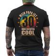 Mein Papa Ist 30 Und Richtig Cool 30Th Birthday Man T-Shirt mit Rückendruck