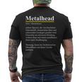 Metalhead Dictionary Definition For Fans Of Heavy Metal T-Shirt mit Rückendruck