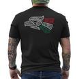 Mexican Flag Mexican Eagle Aztec Style Hecho En Mexico T-Shirt mit Rückendruck