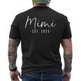 Mimi Est 2025 Mimi To Be New Mimi 2025 Pregnancy Men's T-shirt Back Print