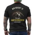 Mir Reichts Ich Gehe Ant Bear Mir Reichts Ich Gehe Ant S T-Shirt mit Rückendruck