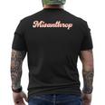 Misanthrop Misanthrop Human Hate Statement S T-Shirt mit Rückendruck