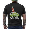 Moin North Sea Lighthouse Motif I North Sea Island Sheep T-Shirt mit Rückendruck