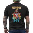 Mommy Of The Birthday For Boy Circus Carnival Theme Party Men's T-shirt Back Print