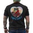 Motocross COUPLE GOALS Rider Matching Couple Men's Back Print T-Shirt