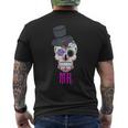 Mr Sugar Intage Avec Tête De Mort Dia De Los Muertos T-shirt imprimé au dos